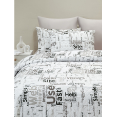 Чехол декоративный VT для подушки с молнией, ультрастеп 10884 50/70 см в упаковке 2 шт