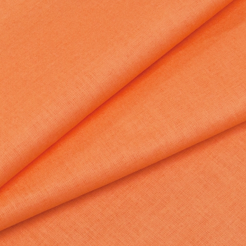 Ткань на отрез бязь М/л Шуя 150 см цвет оранжевый