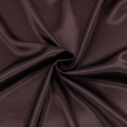 Мерный лоскут креп-сатин 1960 цвет шоколадный 1 м