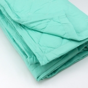 Весовой лоскут Одеяло (уценка) стеганое облегченное 320гр цвет мята 235 / 210 см