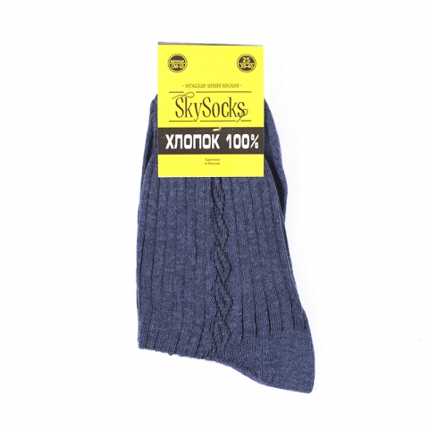 Мужские носки СМ-10/3 Skysocks цвет джинс размер 29
