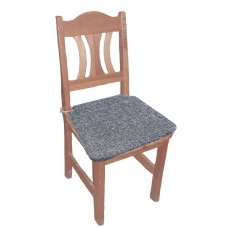 Чехол на стул 01 гобелен цвет графит 40/40 см