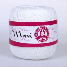 Пряжа Madame Tricote Maxi 100% хлопок 100 гр. 565м. цвет 1000
