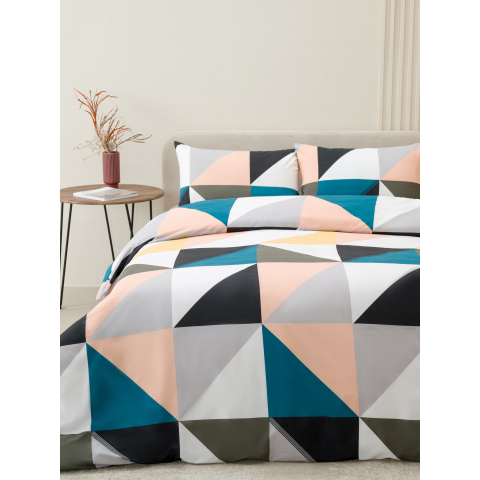 Постельное белье VT из полисатина 4050 2-х сп с евро простыней с наволочками 50х70