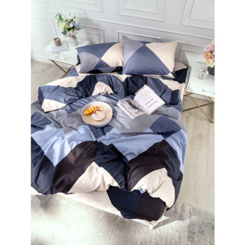 Постельное белье 4204 2-х сп с евро простыней с наволочками 50/70