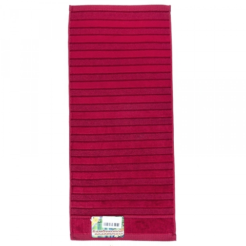 Полотенце махровое Sunvim 12В-2 50/90 см цвет бордовый