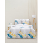 Постельное белье VT из полисатина 245575 2-х сп с евро простыней с наволочками 70/70