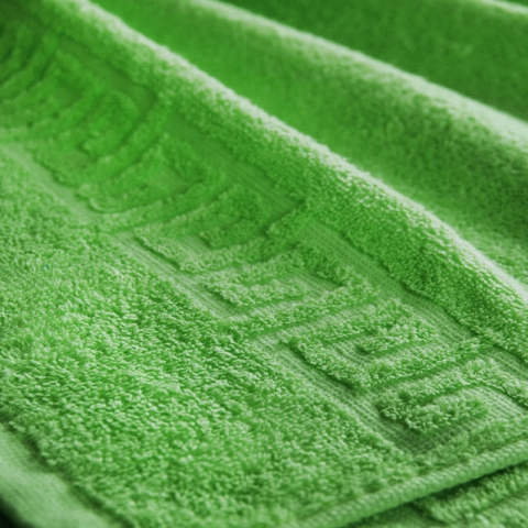 Полотенце махровое Туркменистан 70/140 см цвет молодая зелень PARADISE GREEN