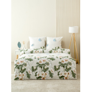 Постельное белье VT из полисатина ДА-50 2-х сп с евро простыней с наволочками 70/70