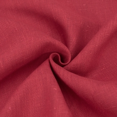 Ткань на отрез полулен 150 см 159 цвет красный