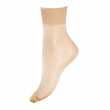 Женские капроновые носки Fute 5502 светло-бежевые