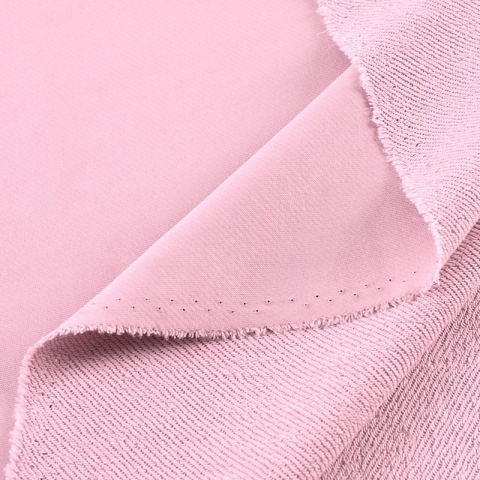 Ткань на отрез футер 3-х нитка диагональный цвет розовый