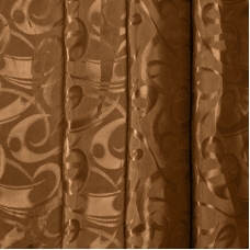 Портьерная ткань 150 см 10-2 цвет коричневый