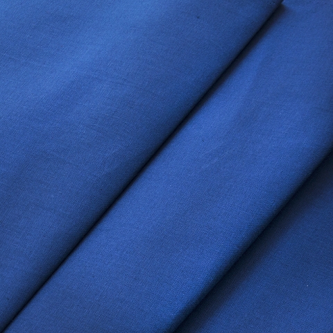 Мерный лоскут бязь гладкокрашеная ГОСТ 150 см цвет синий