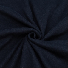 Ткань на отрез интерлок М-1124 цвет темно-синий