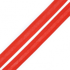 Косая бейка хлопок ширина 15 мм (132 м) цвет 7028 красно-оранжевый