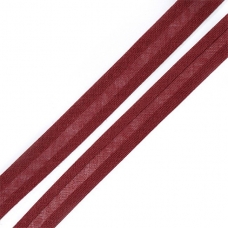 Косая бейка хлопок ширина 15 мм (132 м) цвет 7031 коричнево-красный