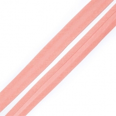 Косая бейка хлопок ширина 15 мм (132 м) цвет 7041 розово-персиковый