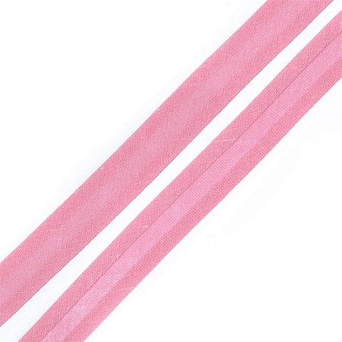 Косая бейка хлопок ширина 15 мм (132 м) цвет 7046 розовато-лиловый