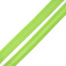 Косая бейка хлопок ширина 15 мм (132 м) цвет 7051 желто-зеленый