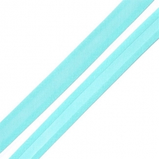 Косая бейка хлопок ширина 15 мм (132 м) цвет 7077 яр-голубой