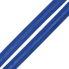 Косая бейка хлопок ширина 15 мм (132 м) цвет 7087 синий