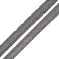 Косая бейка хлопок ширина 15 мм (132 м) цвет 7096 т серый