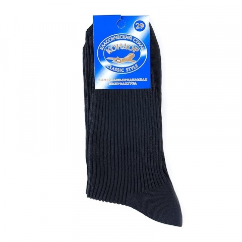 Мужские носки С702 Кондор цвет черный размер 29
