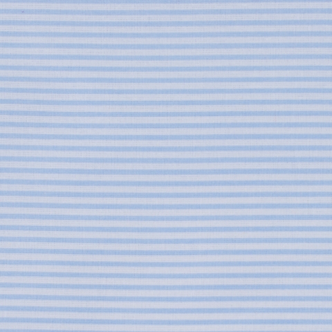 Бязь плательная 150 см 8084 Полоса цвет голубой
