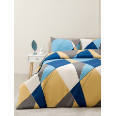 Постельное белье VT из полисатина 4256 2-х сп с евро простыней с наволочками 50/70