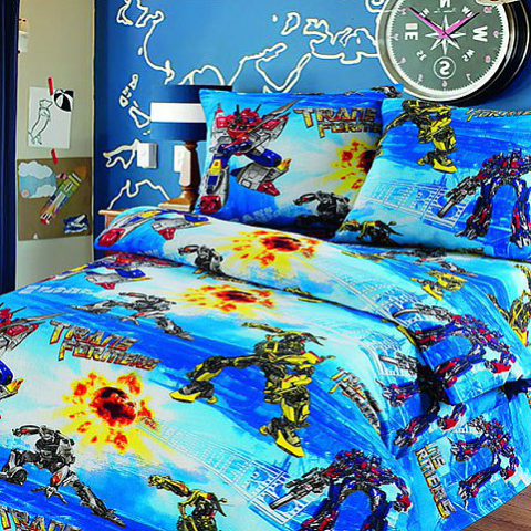 Бязь 120 гр/м2  детская 150 см 4140/1 Трансформеры
