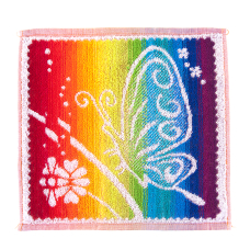 Салфетка махровая 3670 Бабочка 30/30 см