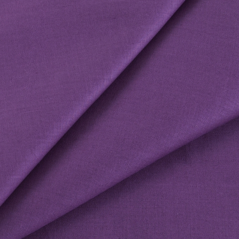 Ткань на отрез сатин гладкокрашеный 250 см цвет лиловый