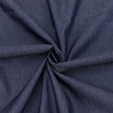 Ткань на отрез джинс TBY.Jns.05 цвет темно-синий