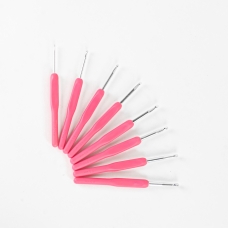 Набор крючков розовая ручка(8шт)