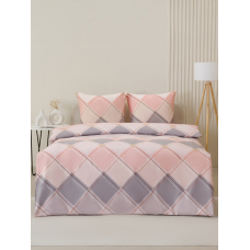 Постельное белье VT из полисатина 4111 1.5 сп с наволочками 70/70