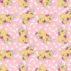 Бязь ГОСТ детская 150 см 1286/2 Соня розовый