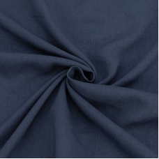 Ткань на отрез полиэстер с эффектом персика 220 см 18-3910 цвет темно-синий