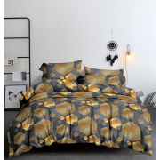 Постельное белье VT из полисатина 1507-11 2-х сп с евро простыней с наволочками 70/70