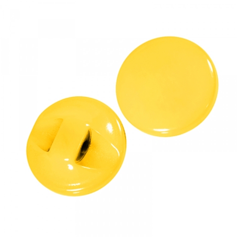 Пуговицы Карамель 11 мм цвет желтый упаковка 24 шт