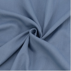 Мерный лоскут полиэстер с эффектом персика 220 см 16-4010 цвет серо-голубой 6,9 м