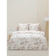 Постельное белье VT из полисатина 245947 2-х сп с евро простыней с наволочками 70/70