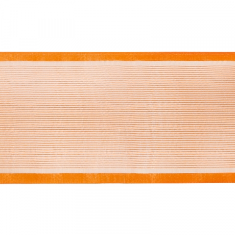 Лента для бантов ширина 80 мм цвет оранжевый 1 метр