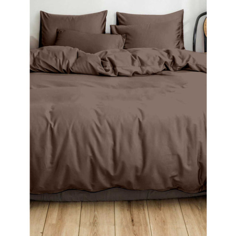 Постельное белье VT из полисатина г/к 17-1418 2-х сп с евро простыней с наволочками 50/70