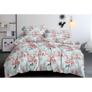 Постельное белье VT из полисатина 023-8 2-х сп с евро простыней с наволочками 70/70