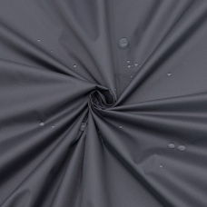 Ткань на отрез дюспо 240Т покрытие Milky 80 г/м2 цвет темно-серый