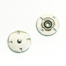 Кнопка металлическая никель  КМД-3 №21 уп 10 шт