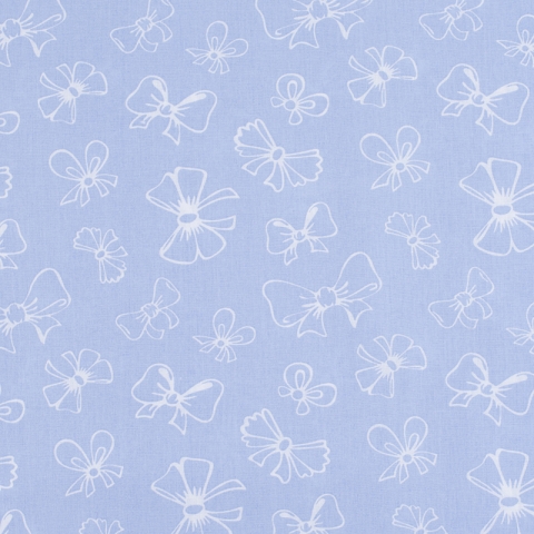 Ткань на отрез поплин 150 см 1770/2 О/М цвет серо-голубой