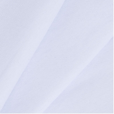Мерный лоскут кулирка с лайкрой цвет белый  0,1 м