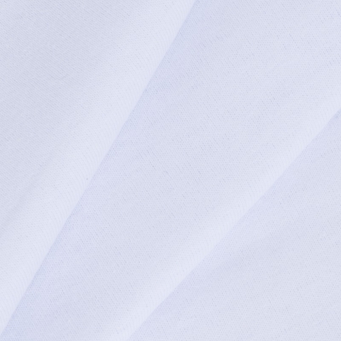 Мерный лоскут кулирка с лайкрой цвет белый  0,1 м
